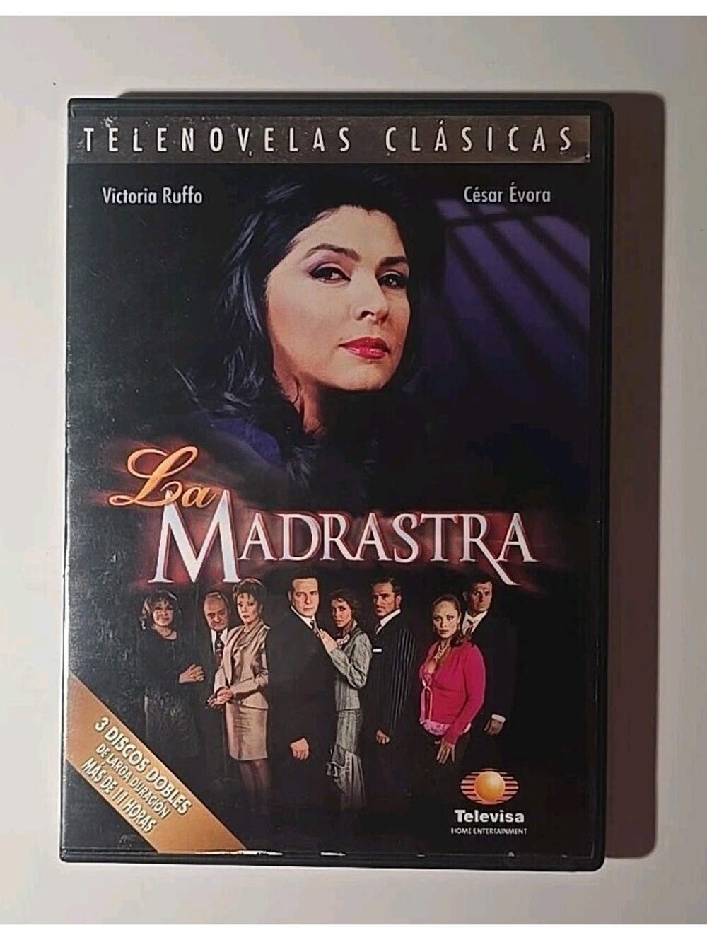 La Madrastra DVD 3 Disc Set Televisa Telenovela Victoria Ruffo English Subs
